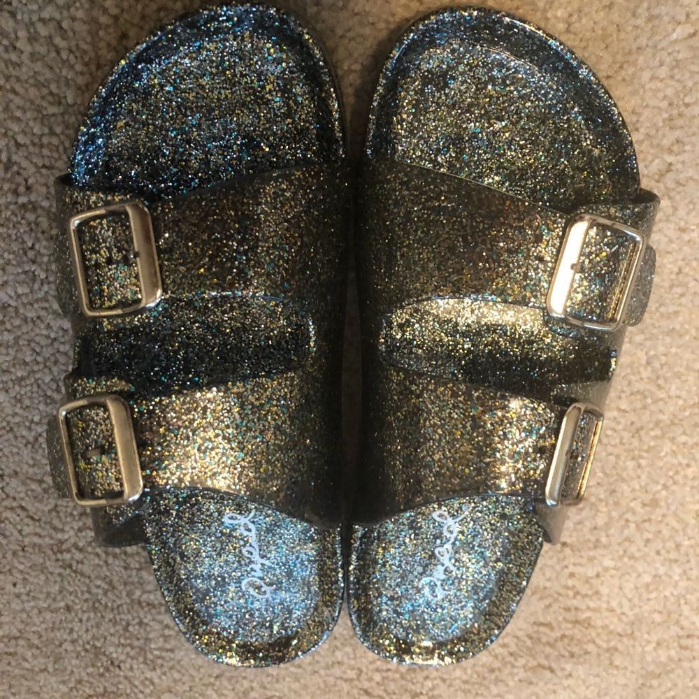 Glitter sandals